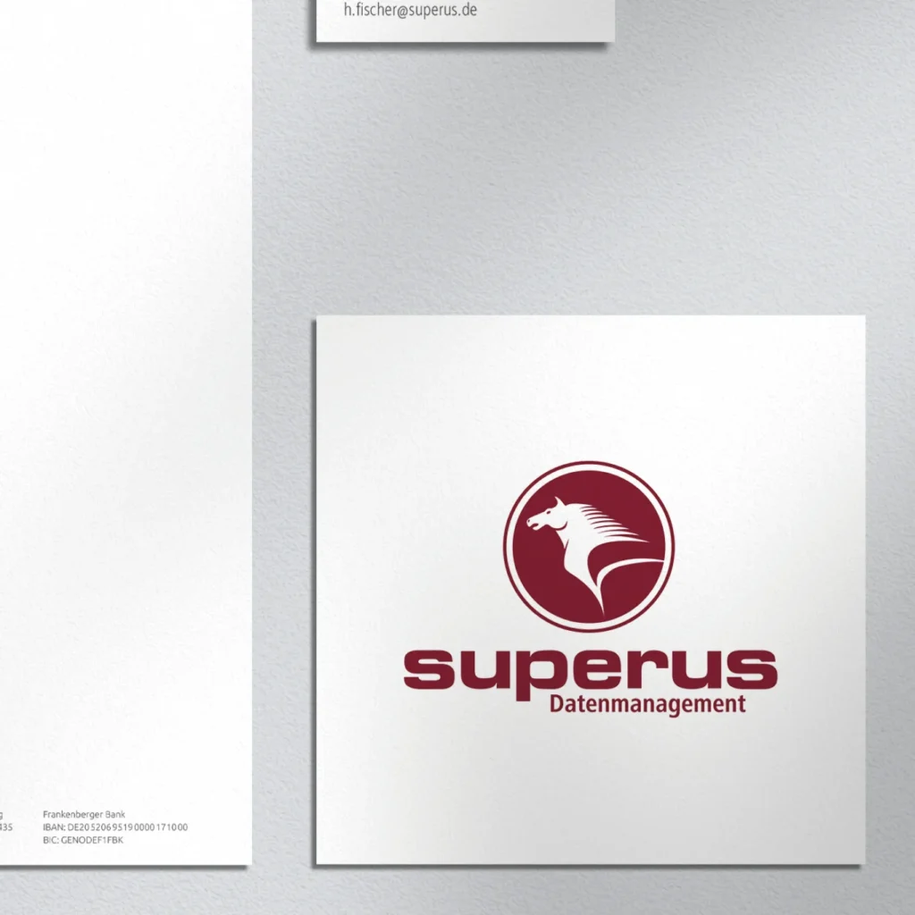 Supers · Logo, Briefbogen und Visitenkarte